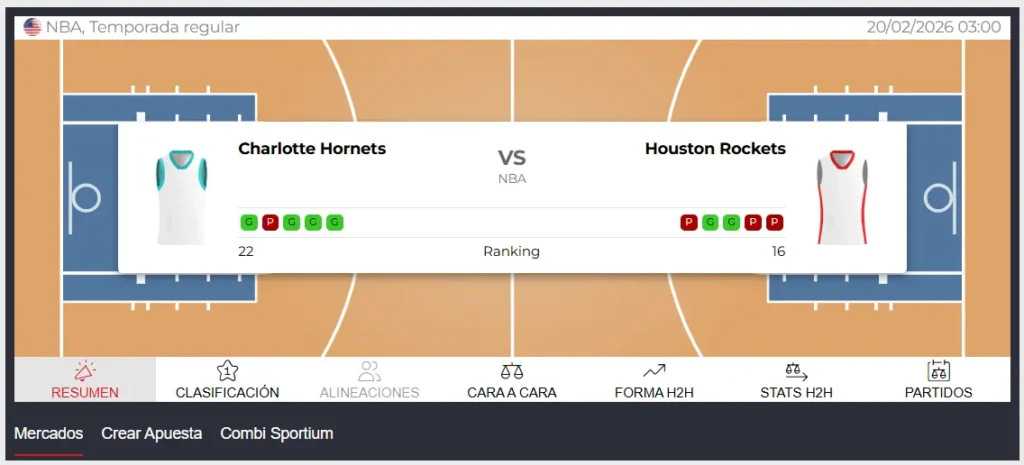 Baloncesto en Sportium Apuestas Deportivas