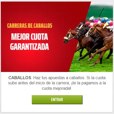 Bonos Sportium Carreras de Caballow